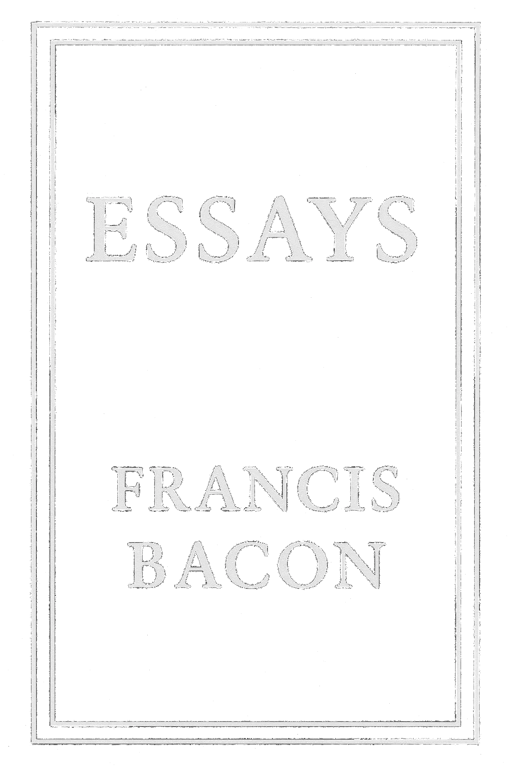 Bacon's Essays